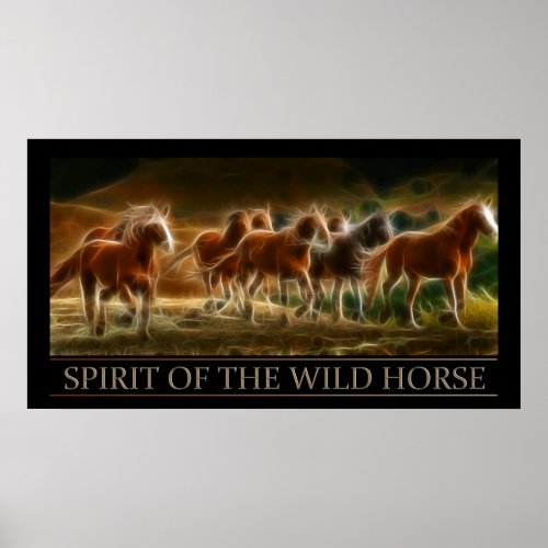 Spirit of the Wild Horse Poster
