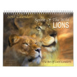 Spirit Of The Wild - Lions 2010 Calendar