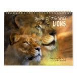 Spirit Of The Wild - Lions Art Calendar