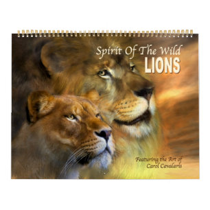 Spirit Of The Wild - Lions Art Calendar