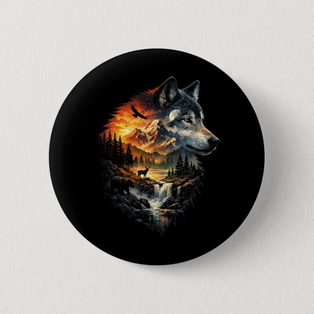 Spirit of the Wilderness Button (Front)