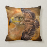 Spirit Of The Wind Eagle Art Designer Pillow