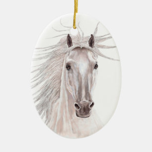 Spirit of the Wind Horse -vintage- Ceramic Ornament