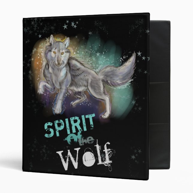 Spirit of the Wolf 3 Ring Binder (Front/Inside)