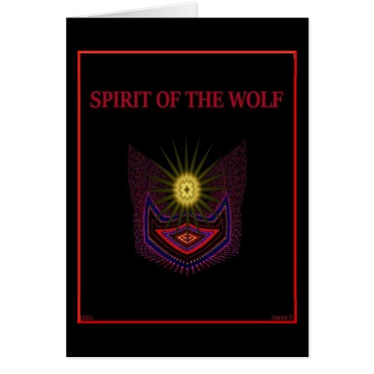Spirit Of The Wolf Cards (Front)