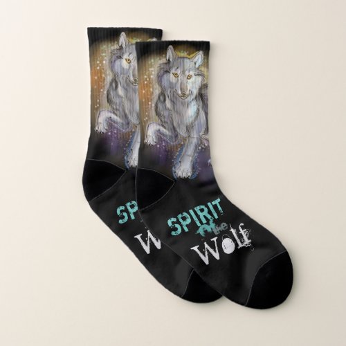 Spirit of the Wolf Socks