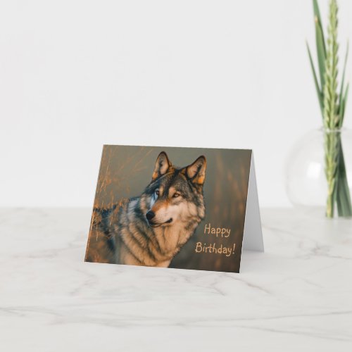 Spirit of the Wolf Thank You Card