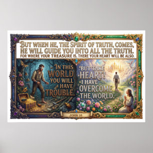 Spirit Of Truth Guides Believers Into Truth Poster