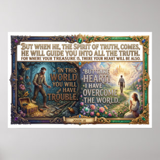 Spirit Of Truth Guides Believers Into Truth Poster
