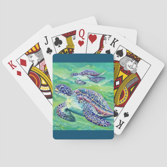 Spirit of Turtle Poker Cards (Back)