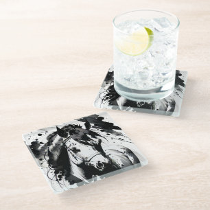 Spirit Pony 7 Glass Coaster