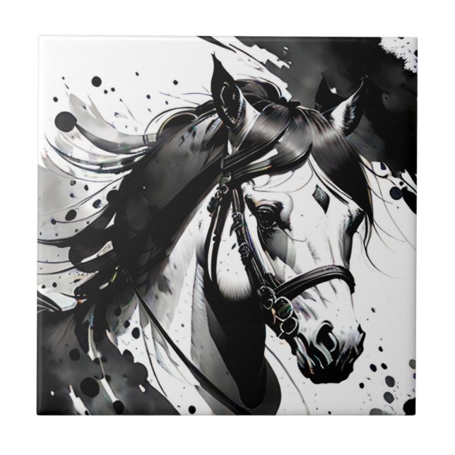 Spirit Pony 9 Ceramic Tile (Front)