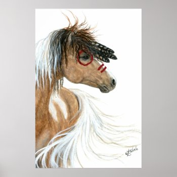 Spirit Pony Horse Poster By Bihrle by AmyLynBihrle at Zazzle