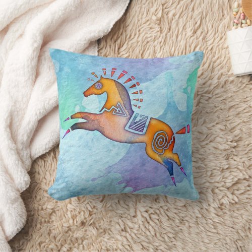 Spirit Pony Throw Pillow