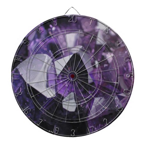 spirit quartz healing holistic purple amethyst dart board