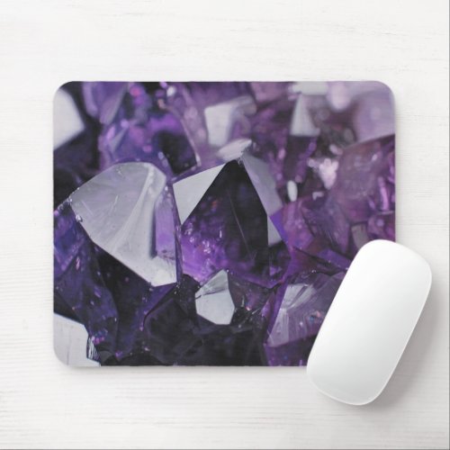 spirit quartz healing holistic purple amethyst mouse pad