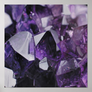 spirit quartz healing holistic purple amethyst poster