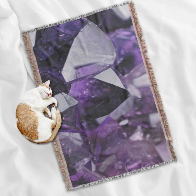 spirit quartz healing holistic purple amethyst throw blanket (spirit quartz healing holistic purple amethyst throw blanket)
