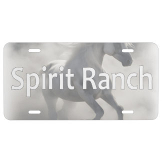 Spirit Ranch Spirit Horse Cover Art License Plate