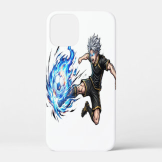 Spirit Striker Blue Energy Anime Soccer OC Tee iPhone 12 Mini Case