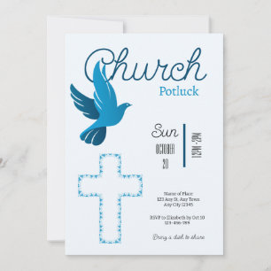 Spirit & Sustenance Community Potluck Invitation