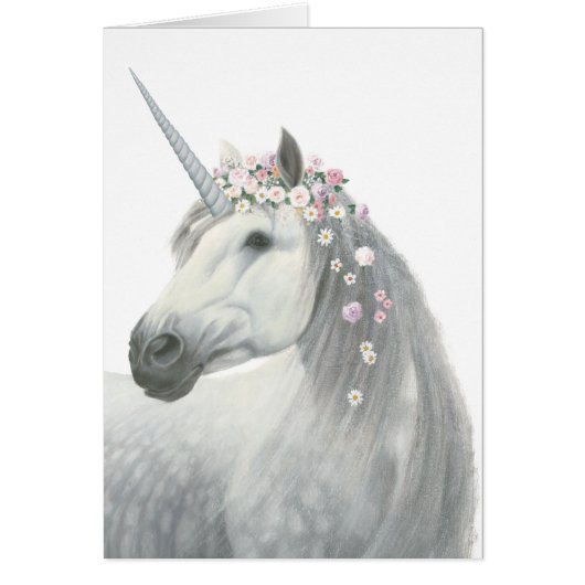 Spirit Unicorn with Flowers in Mane (Front)