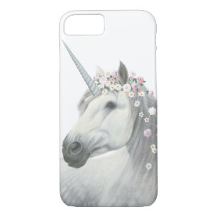 Spirit Unicorn with Flowers in Mane iPhone 8/7 Case