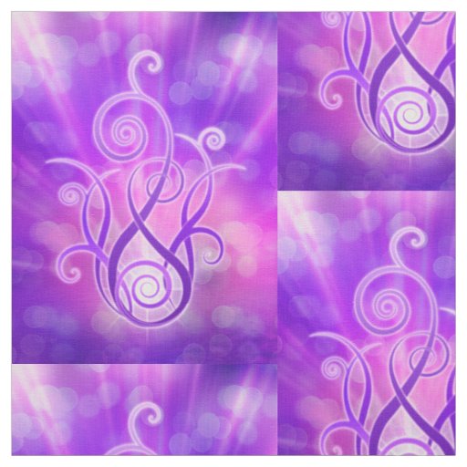 Spirit Violet Flame Design + your ideas Fabric