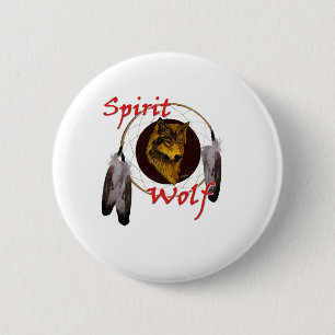 Spirit Wolf Button