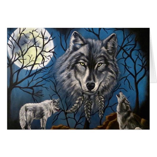 Spirit Wolf Cards (Front Horizontal)