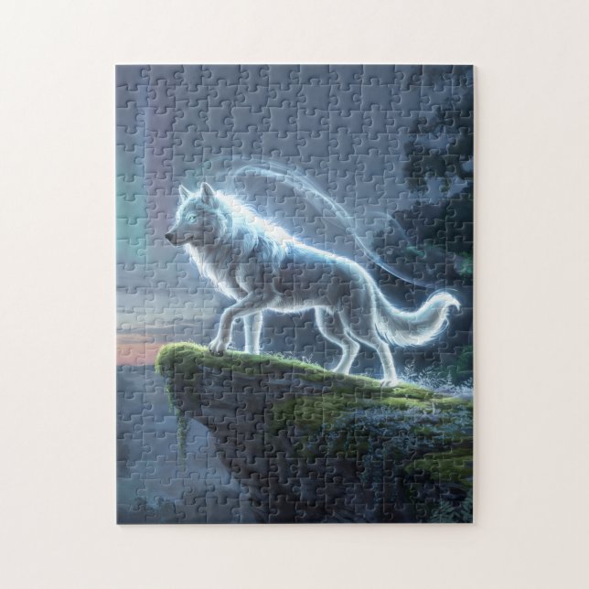 Spirit Wolf Jigsaw Puzzle (Vertical)