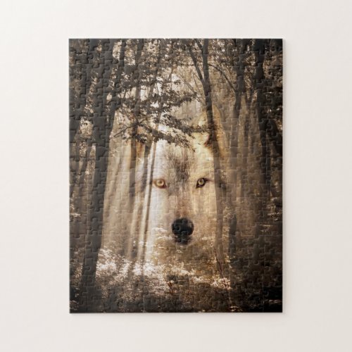 Spirit Wolf Jigsaw Puzzle