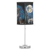 Spirit Wolf Table Lamp (Back)