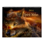 Spirit Wolves Art Calendar 2014