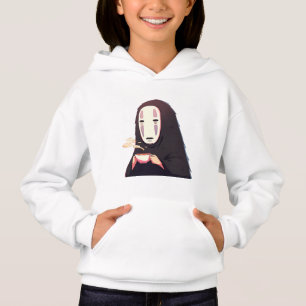 spirited away - mask anime drinking tea hoodie