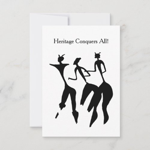 Spirited Dancers BHM Party Invitations