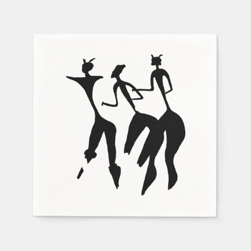 Spirited Dancers BHM Party Paper Napkins