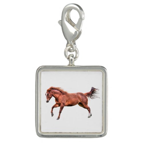 Spirited Dun Horse Jewelery Design Charm