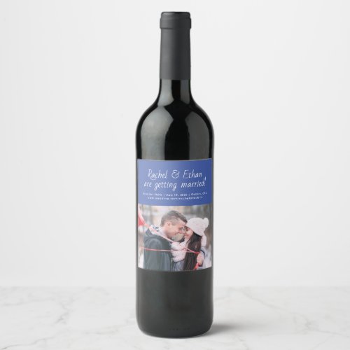 Spirited Fun Engagement Names Wine Label