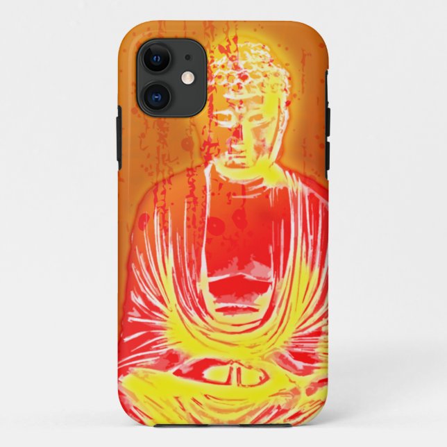 Spirited Glow Buddha iPhone 5G Case (Back)