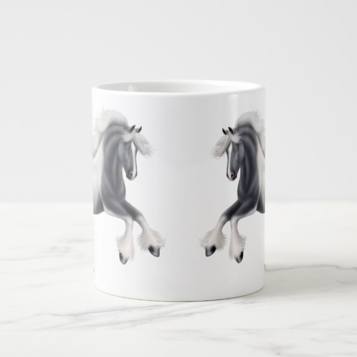 Spirited Gypsy Vanner Horse Mug Extra Large Mug