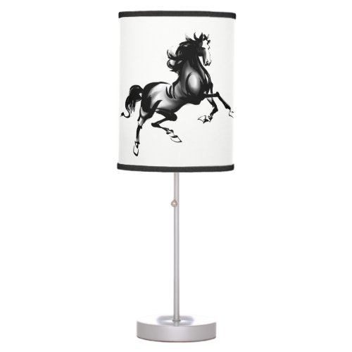 SPIRITED HORSE TABLE LAMP