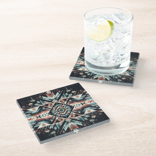 Spirited Nights Glass Coaster (Angled)
