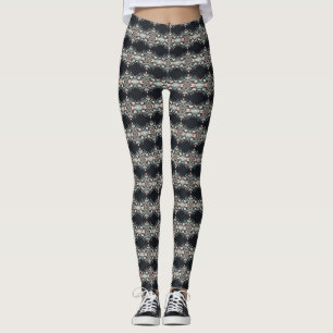 Spirited Nights (small pattern) Leggings