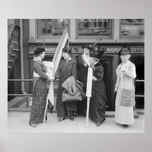 Spirited Suffragettes 1914 Poster