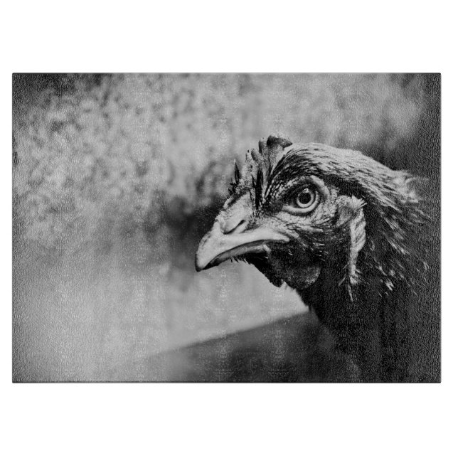 spirits and chickens cutting board (Front)