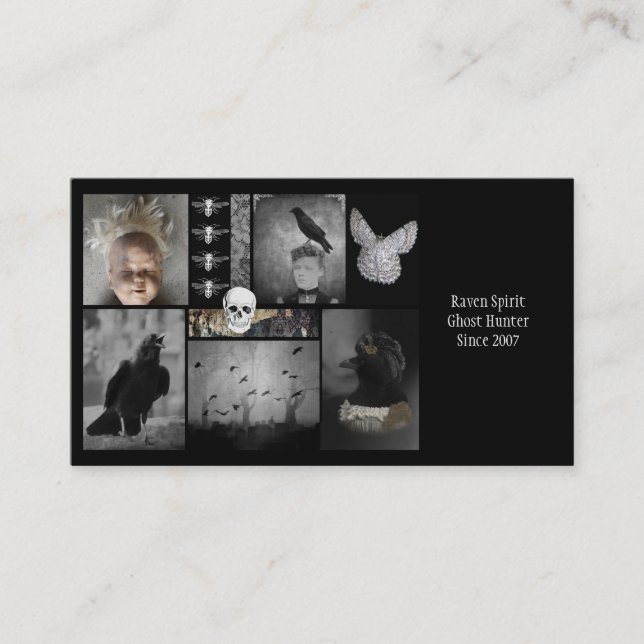 Spirits And Haunts Business Card (Front)