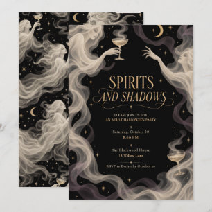 Spirits and Shadows Halloween Party Invitation