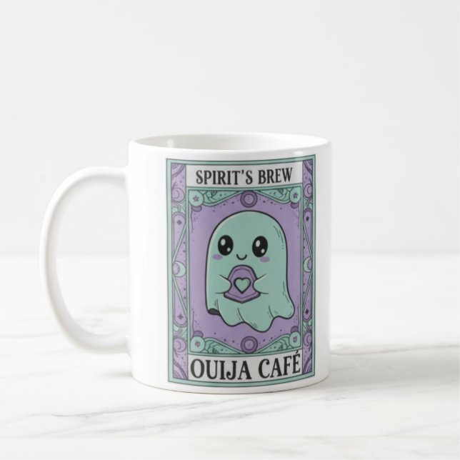 Spirit's Brew Ouija Café Mug (Left)