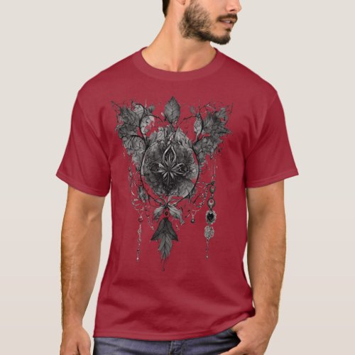 Spirits Compass Radiant Rose Tattoo Design T_shi T_Shirt
